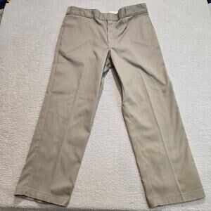 Dickies 874 Original Fit Flex Men's Workwear Pants Size 40x30 Khaki Beige